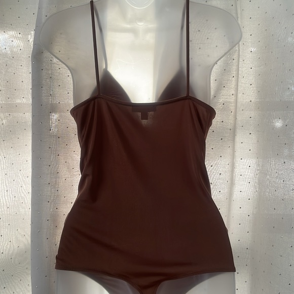 Golden brown thong bodysuit - Picture 3 of 3